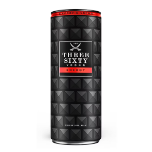 Three Sixty енерджи водка 0.330 л